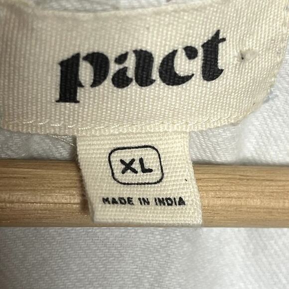 PACT SLEEVELESS SHIRT DRESS ORGANIC COTTON SIZE XL - Picture 7 of 8